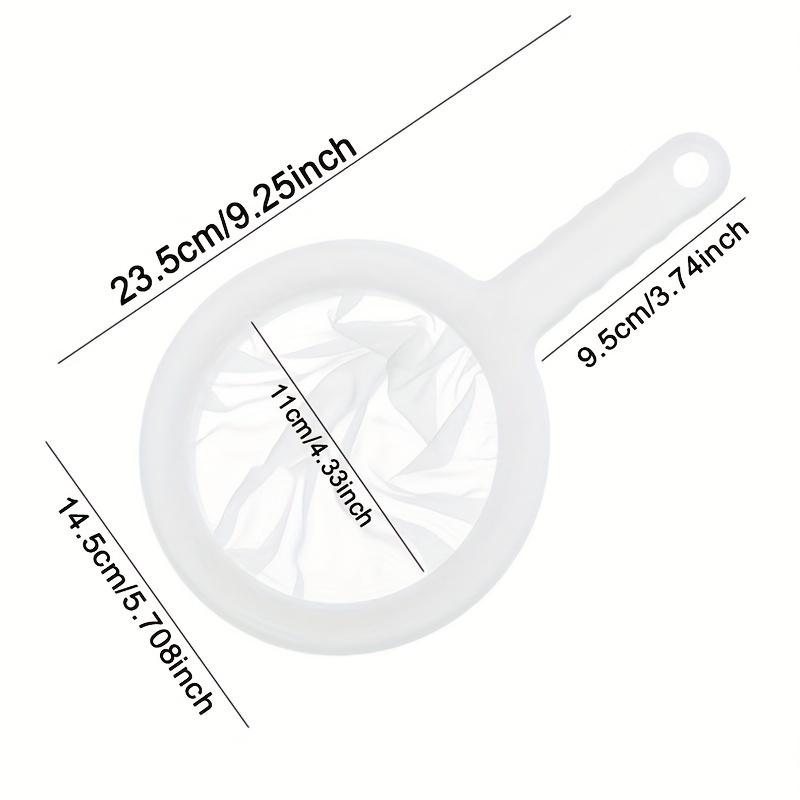 2pcs Strainer, Mesh Strainers,100 Mesh Strainers For Kitchen, Strainers Fine Mesh, Food Filter Strainer, Strainer For Flour Soy Milk, Kitchen Utensils