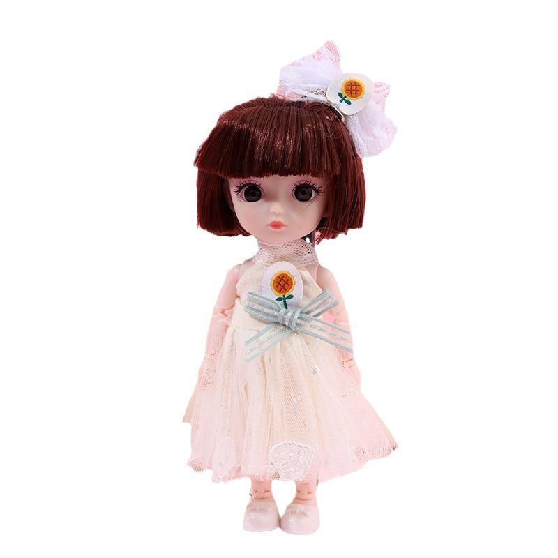 Dressup Doll 13 Joints 16cm Girl Birthday Gift Princess Children's Toy