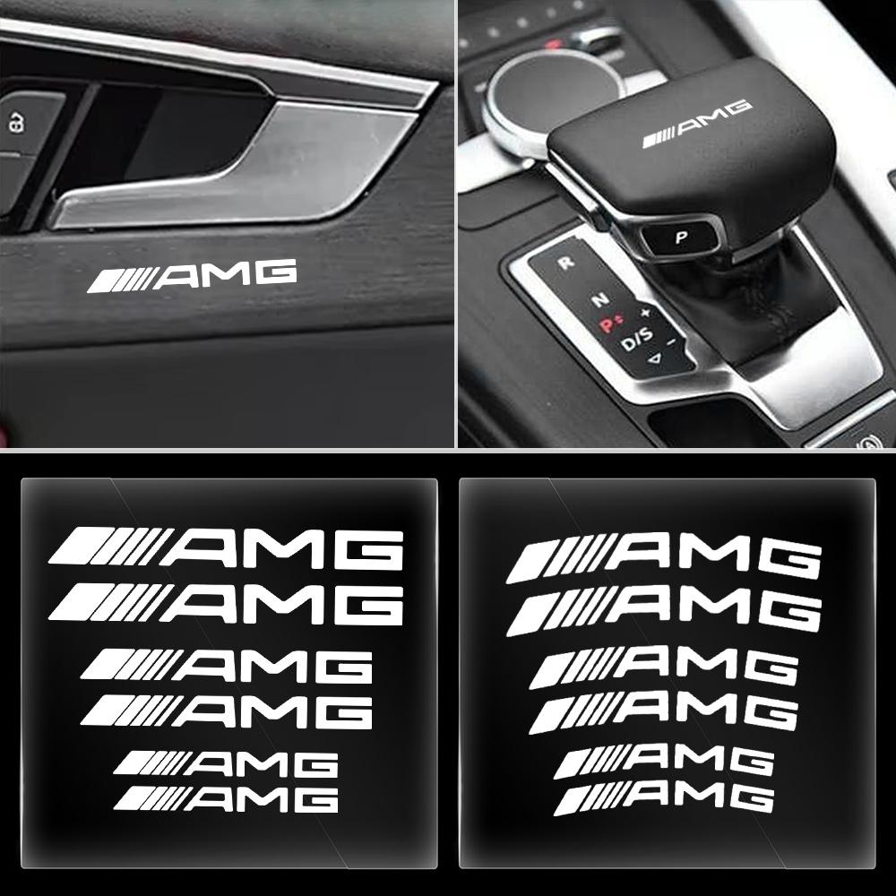 AMG Logo Personalized Modification Decorative Sticker Car Sticker Brake Caliper Sticker Label For Mercedes Benz 2021 C /S Class ZW3