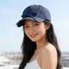 Sunscreen Leopard Print Bow Baseball Cap Adjustable American Style Casquette Y2K Peaked Hat  Daily