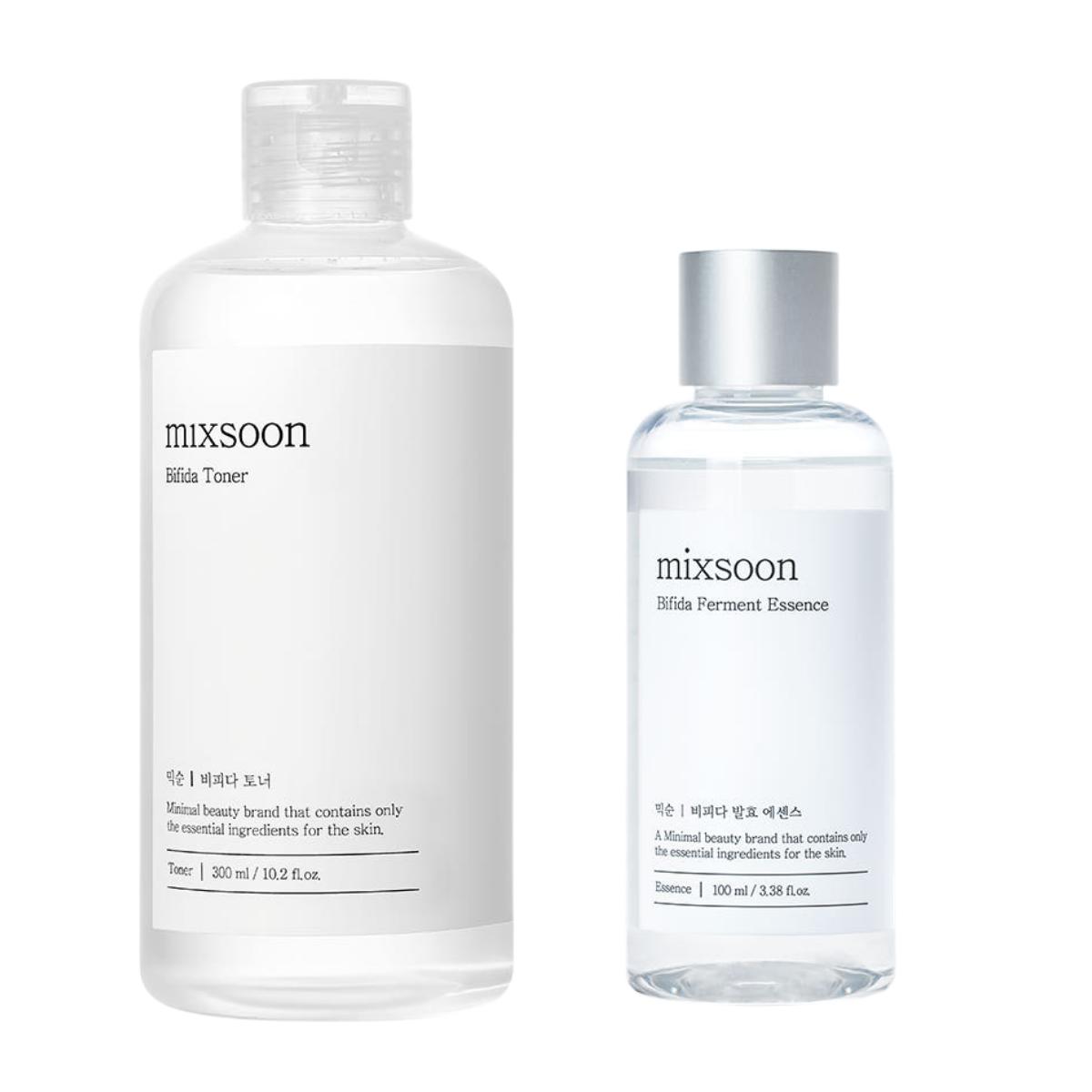 mixsoon Bifida Ferment Essence 100ml + Bifida Toner 300ml Set Barrier Support Revitalizing Duo
