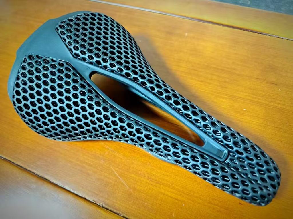 3D Printed Carbon Fiber Gel Comfort Bike Saddle UltraLight Waterproof Breathable for Road Bicycles