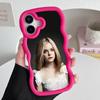 Elle Fanning Wavy Edge TPU Mobile Phone Case for iPhone 17 16 15 14 13 12 11 Air Pro Max Plus Colorful Cover