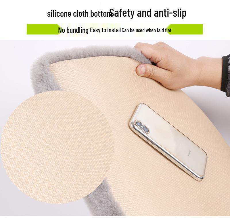 Set Universal de Perne de Pluș din Lână pentru Scaune Auto pentru Dongfeng Nissan Livina - Cald de Iarnă, Trei Piese