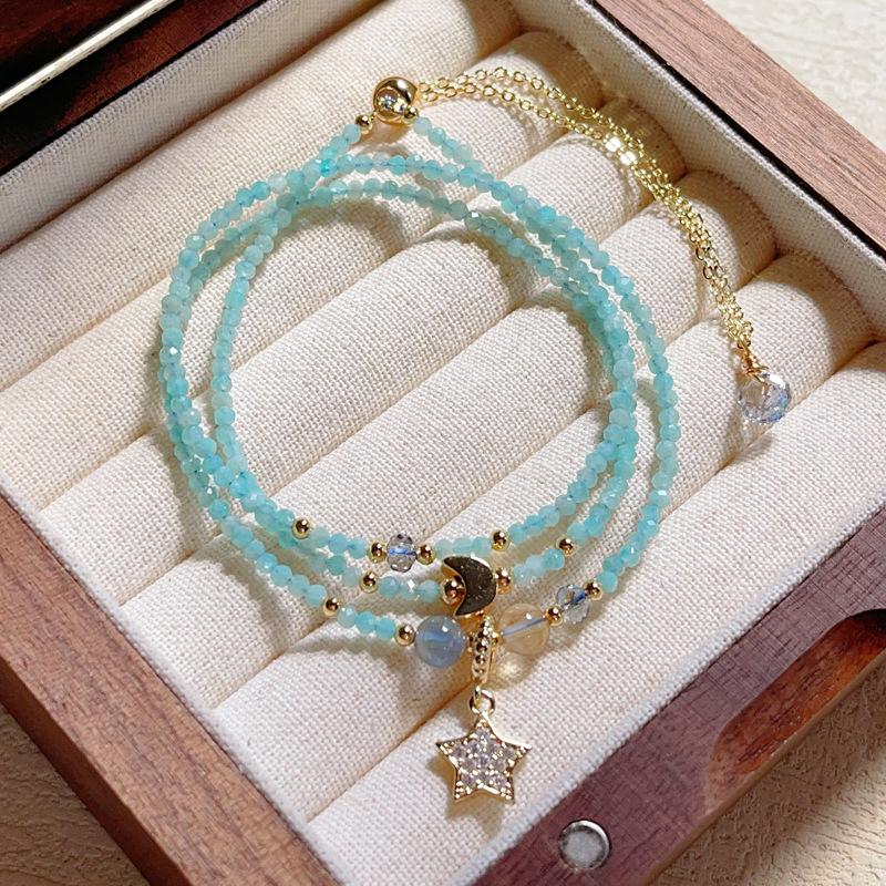 

Gray Moonlight Original Design Three Circles Necklace Extremely Fine Fashion Bracelet Bracelet