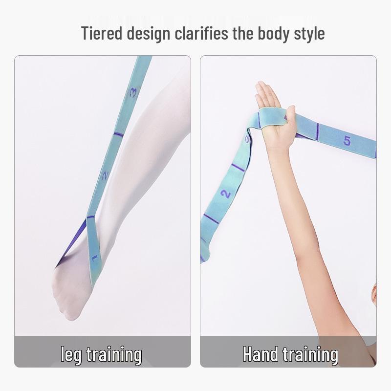 Bandă Multifuncțională Elastică și de Rezistență pentru Yoga