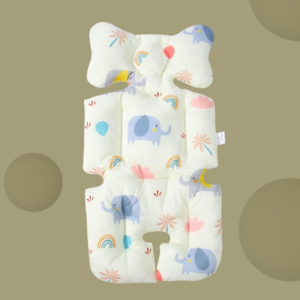 Cartoon Pattern Stroller Seat Cushion Cotton Stroller Accessories High Chair Liner Pad Going Out