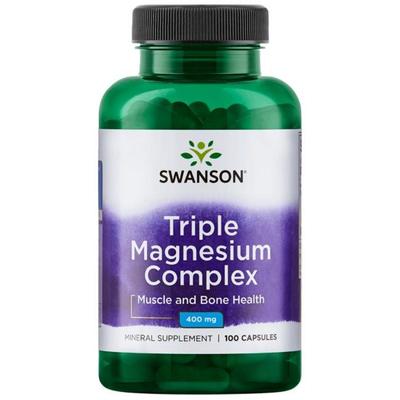 Complejo Triple de Magnesio 400mg cápsulas, 100 comprimidos, 1 unidad