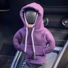 Car Gear Shift Hoodie Cover Cute Sweatshirt Shifter Knob Cover Gear Shift Knob Handle Decoration Fits Manual Automatic Universal Car Shift