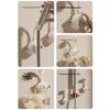 Tulip Pattern Shower Head Support Stand 360° Adjustable Wall Mounted Shower Base  Kitchen