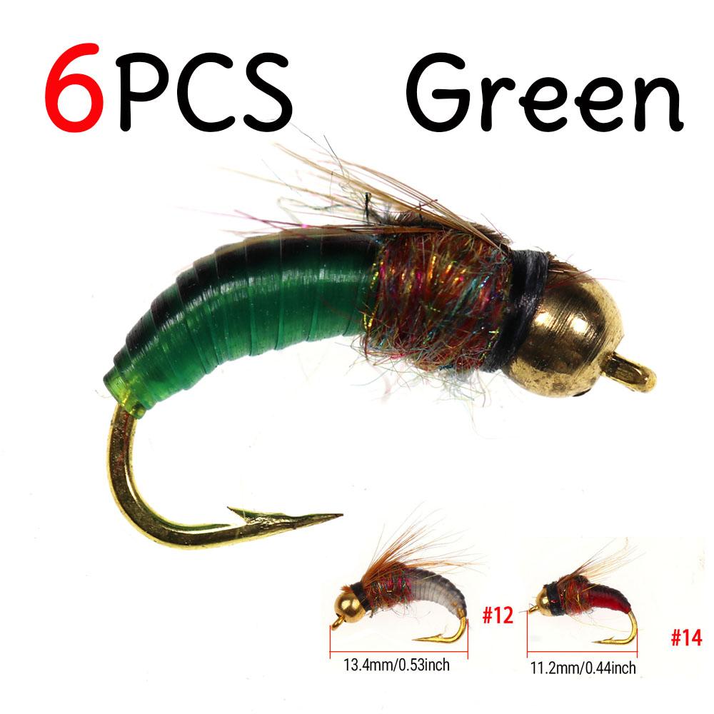 Lot De 40 Mouches Sèches à Tête Perle Pour Pêche à La Mouche - Truite, Bar - Avec Boîte