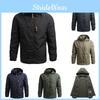 Men's Outdoor Soft Shell Jacket Tactical Hoodie With Water Repellent Coating