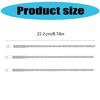 Pack of 10 Flexible Spring Drawstring Threader Stainless Steel Drawstring Threader Waistband Elastic Cord Threading Tool