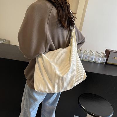 1 Piece Large Capacity One Shoulder Tote Bag Armpit Women's Bag Can Hold Ipad Mobile Phone Wallet