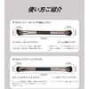 Makeup Brush Set Eyeshadow Brushes 4 Pieces (8 Functions) Portable Mirror Case Cosmetic Beginner Tools Easy Carry.