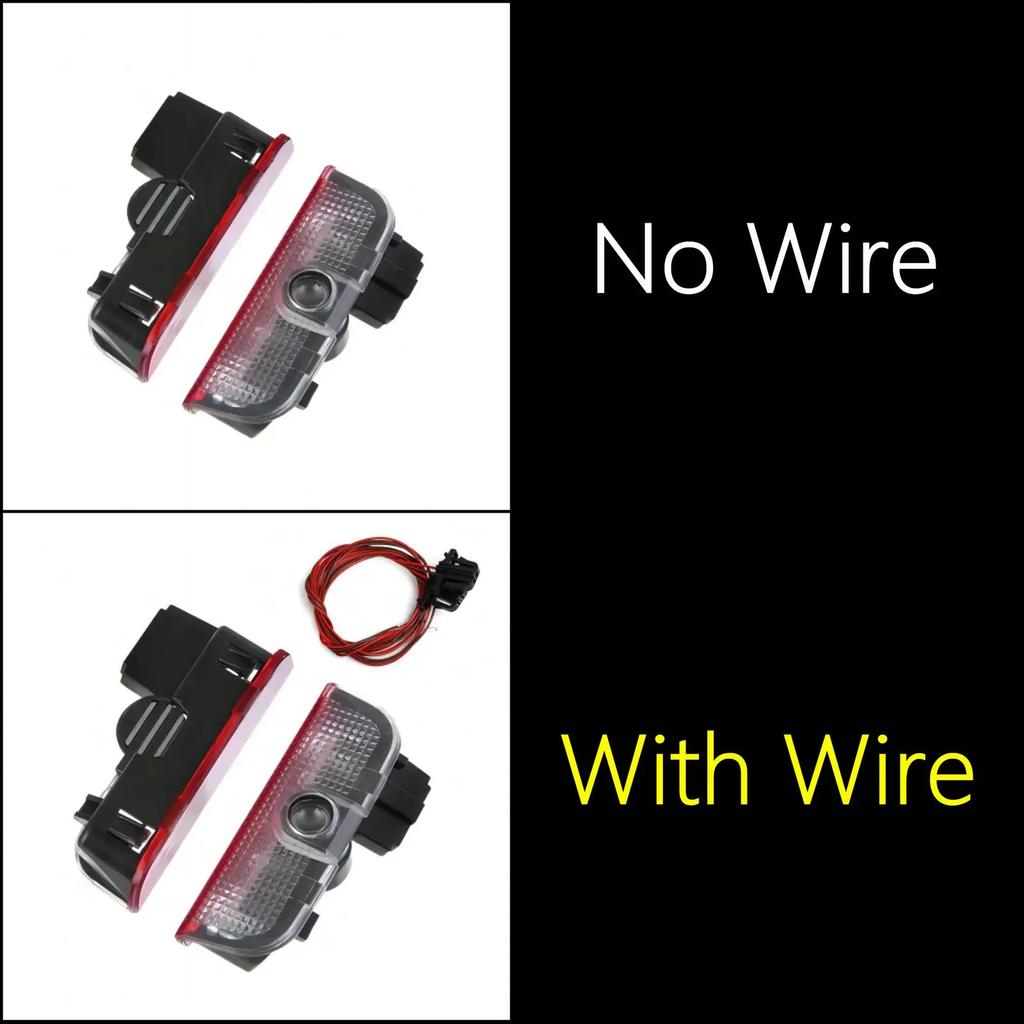 2PCS car LED logo door projection welcome light for VW R Golf 5 6 7 GTI GTD GTE 7N Touareg CC Passat B6 B7 B8 B9 C6 C7 C8 Tiguan