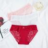 Panty for Women Lace Transparent Hollow Seamless Underwear Solid Low Waist Female Lingerie Briefs