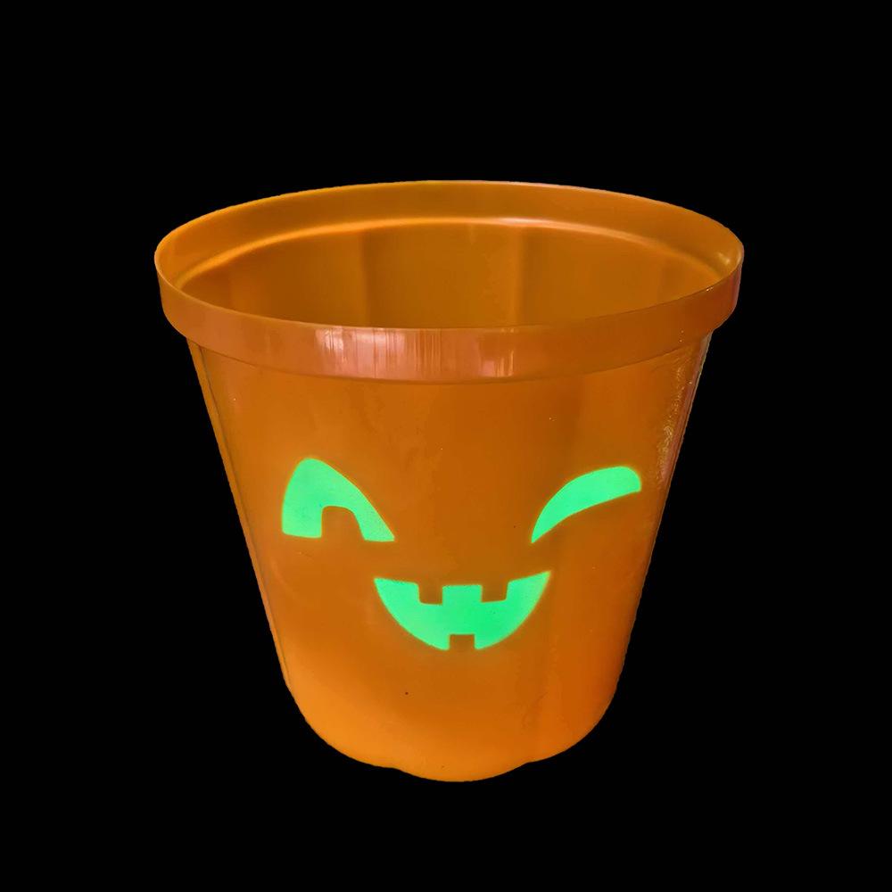 Halloween Colorful Music Pumpkin Lantern & Candy Jar with Sound Control