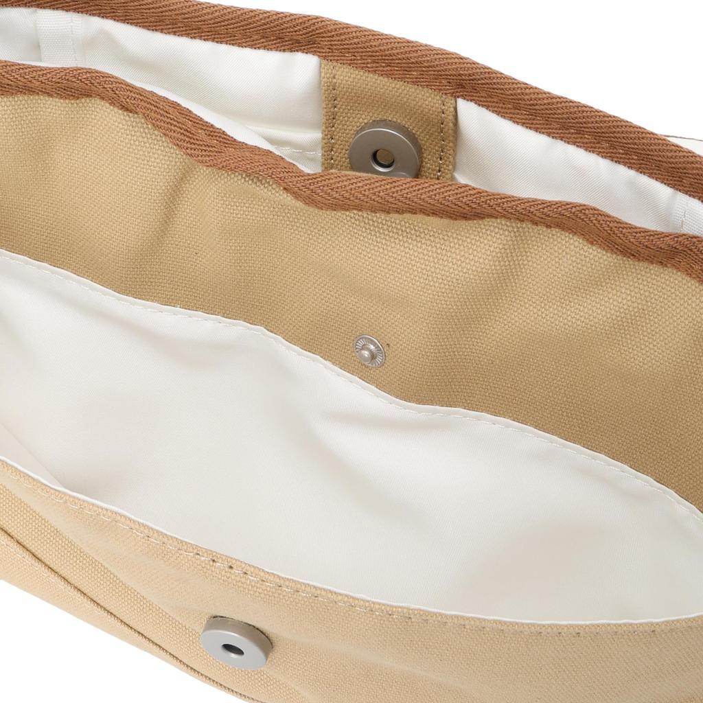 Lee Arcana Cotton Flap Shoulder Large Bag, Lightweight, Multifunctional, Capacity, Cha, 320-1302, 320-1302-02