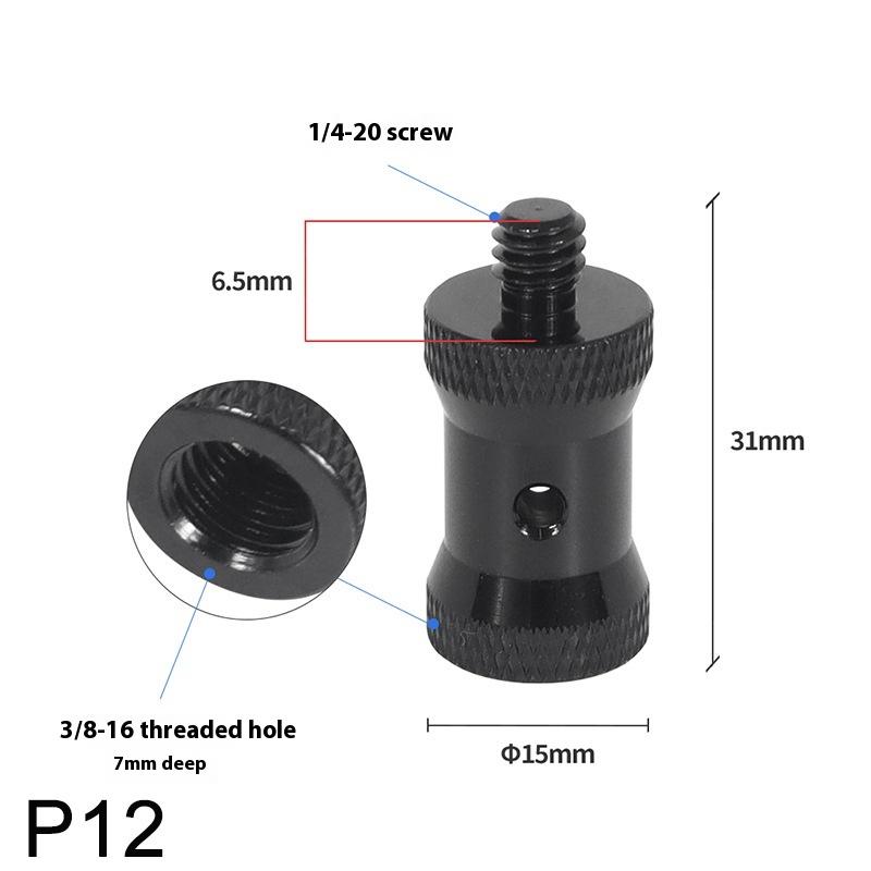 Thread Reinforce Camera Conversion Screw Adapter For Camera Tripod Ballhead Projector Bracket - 1/4 To 3/8 M4 M5 M6 M8 M10