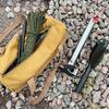 Multifunctional Tent Stake Rope Bag Portable Nails Hardware Storage Toolkit Outdoor Camping Canvas Tools Pouch for Travelling