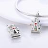 Charms Plata Colorful Zircon Love Ferris Wheel Pendants Fit Original Bracelets Charms For Women Jewelry Diy Making Gifts