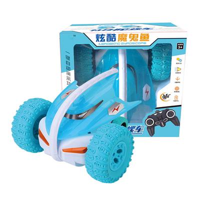 2.4G Devil Fish Bounce Stunt Car Tumble Deformation Tipper Remote Control Car With Light Music