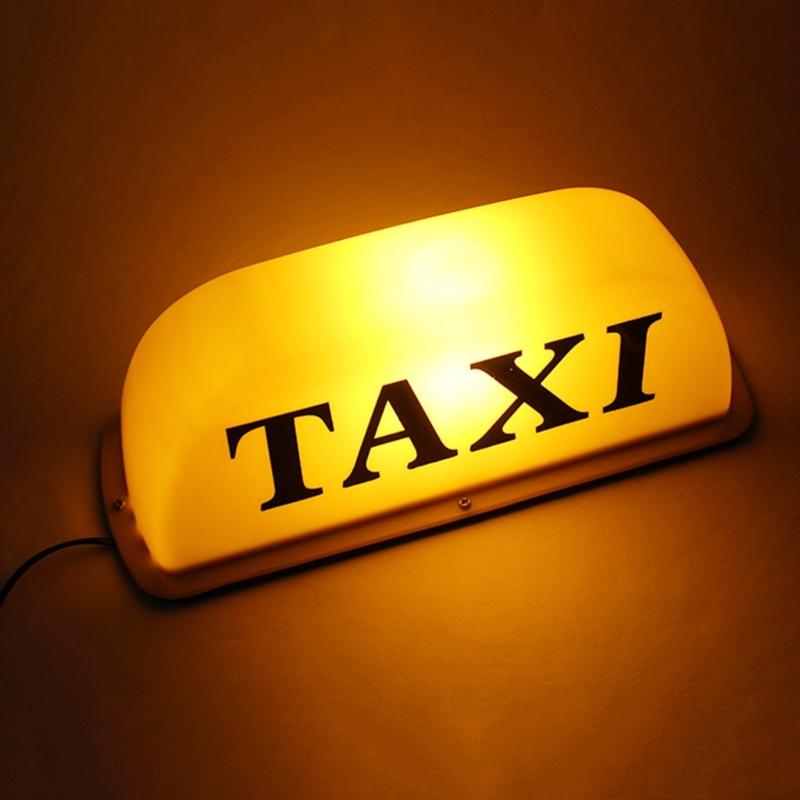 Magnetische LED-Taxischild-Oberleuchte, beleuchtetes Kabinendach, Autodachleuchte, wasserdicht, 12 V, Taxischild-Kontrollleuchte