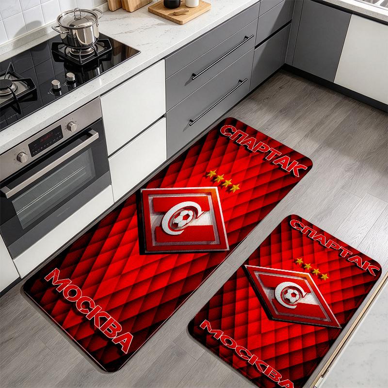 Spartak Moscow Zeal.78 Flannel Kitchen Mat Christmas Soft Area Rug Non Slip Floor Carpet Home Decoration