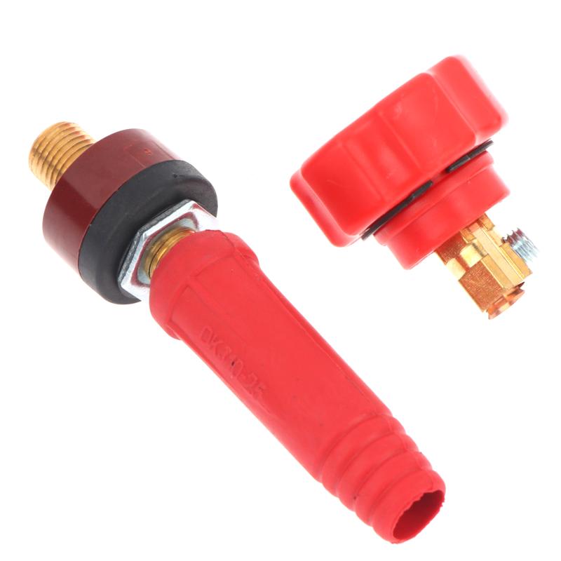 Thai Style Welder Connector Plug Pure Copper Core High Conductivity Long Lasting Anti-Leakage for Professional Welding Repair Shops