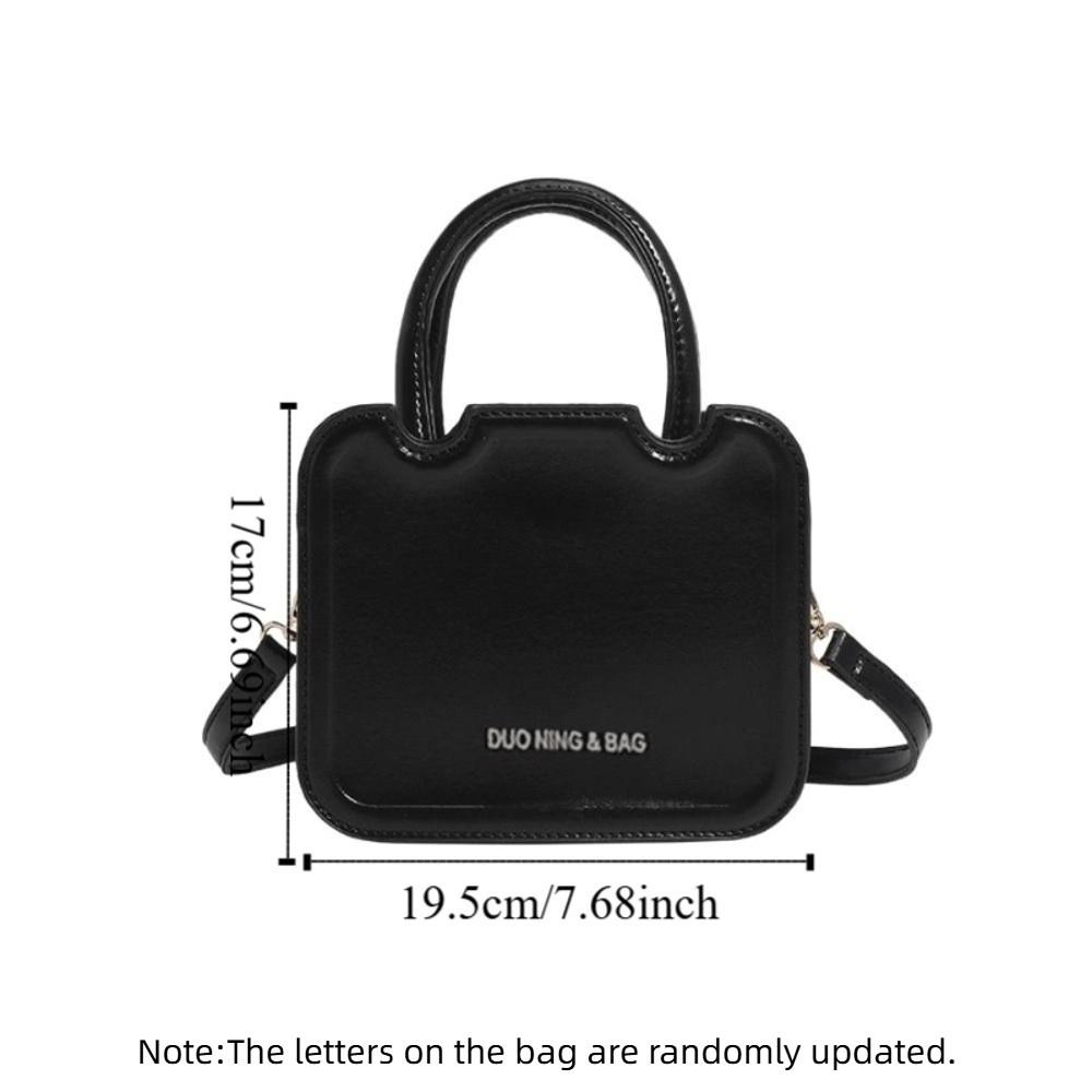 Minimalist Square Underarm bag PU Leather Ladies Shoulder Bag Small Messenger Bag  Girls