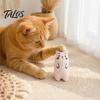 Kitten Teething Toy Stuffed Animal Catnip Toy, Soft Plush Cat Chew Cute Boredom Relief Bear Duck Frog Enrichment for Indoor Cats Kittens