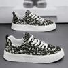 Men's Casual Shoes  Fashion Printing Canvas Shoes for Men Breathable Versatile Walking Shoes Luxury Comfort Dress Flats 2024