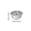 80ml Stainless Steel Reusable Coffee Machine Accessories Coffee Filters Pod Home Kitchen Refillable Converter For GCA1