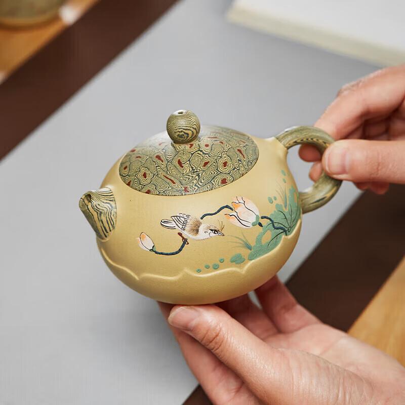 Handcrafted Yixing Purple Clay Tea Pot