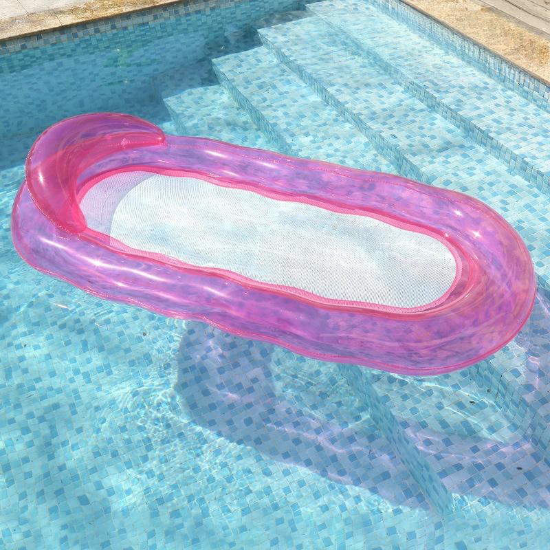 

BEPAN Inflatable Pool Float Adult - Pool Floaties Lounger Floats Rafts Floating Chair w Adjustable Backrest Cup Holders Water Floaty рожевий