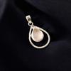Natural Rose Quart Gemstone 925 Sterling Silver Jewelry Handmade Women Pendant PP-49-24
