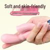 Deba Lick Rabbit Vibrator: Dual Vibration Massager with Tongue Stimulator for Female Pleasure