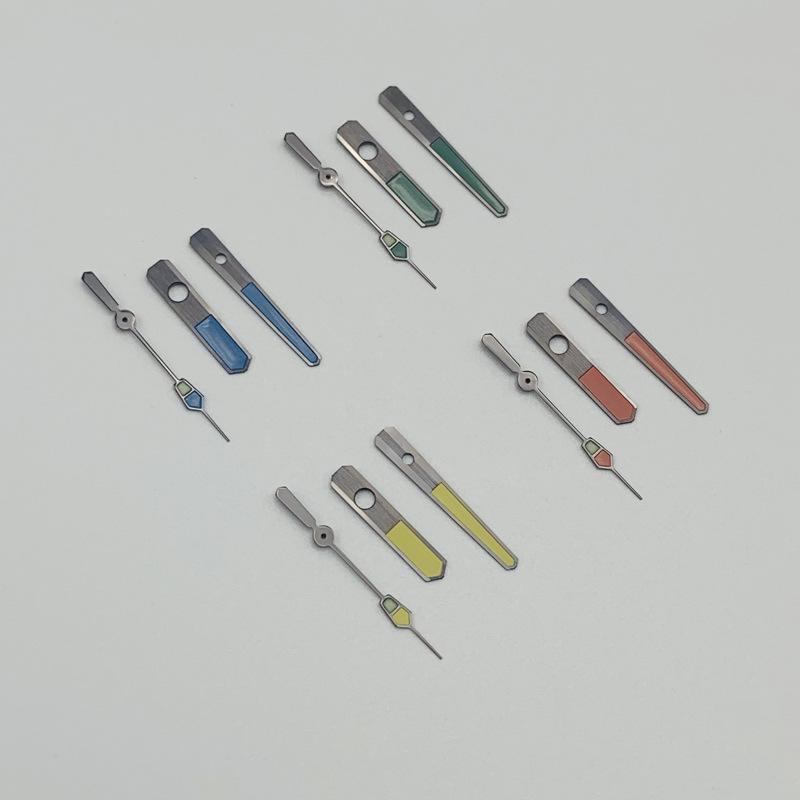 Luminous Multi-Color Dive Watch Hands, Compatible with NH35/36 Movements, Accessory Pack. синий