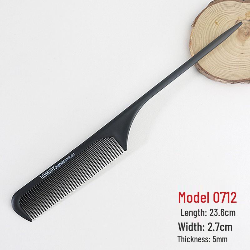 Professional Steel Tail Comb for Hairdressing - Perfect for Teasing, Updos, and Haircuts for Men and Women
