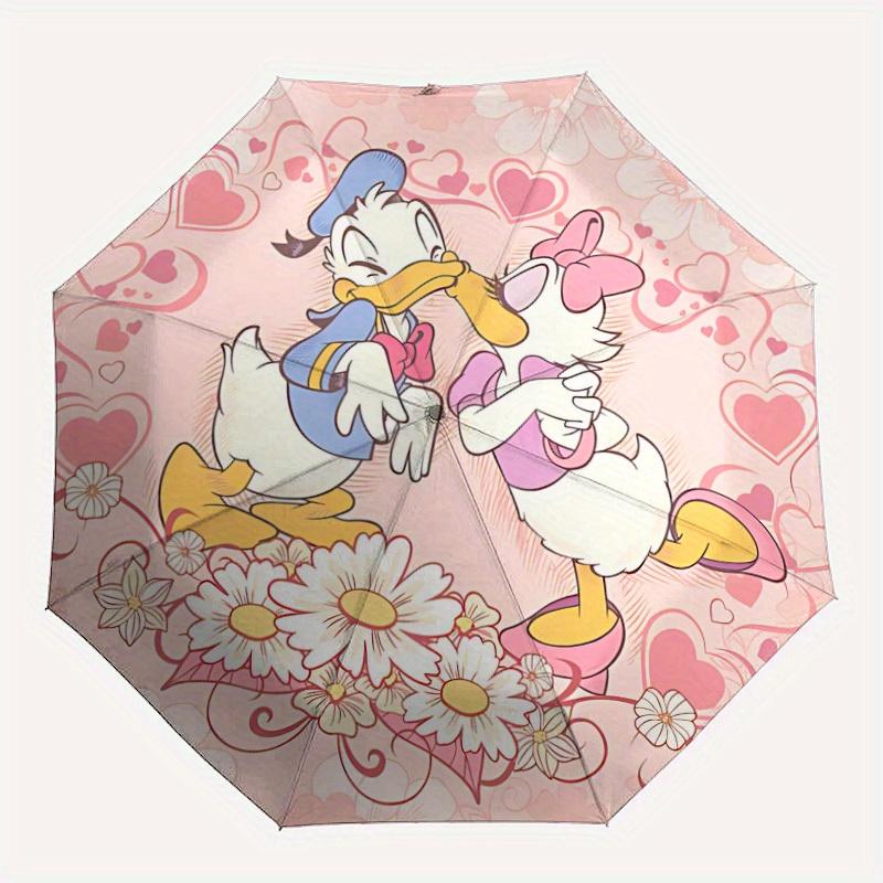 

1pc Daisy Duck, Donald Duck Automatic Umbrella 8-Bone Design Compact Gear for Outdoor Travel,Perfect Gift for Friends Birthdays yy250809036