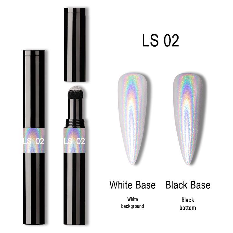 Nail Art Laser Cushion Magic Pen: Gold, Silver, Rose Gold Powder