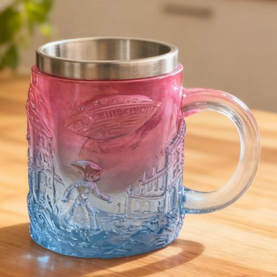 Sci-Fi Themed Insulated Mug Stainless Steel Coffee Beer Cup Movie Memorabilia Gift for Home Office
