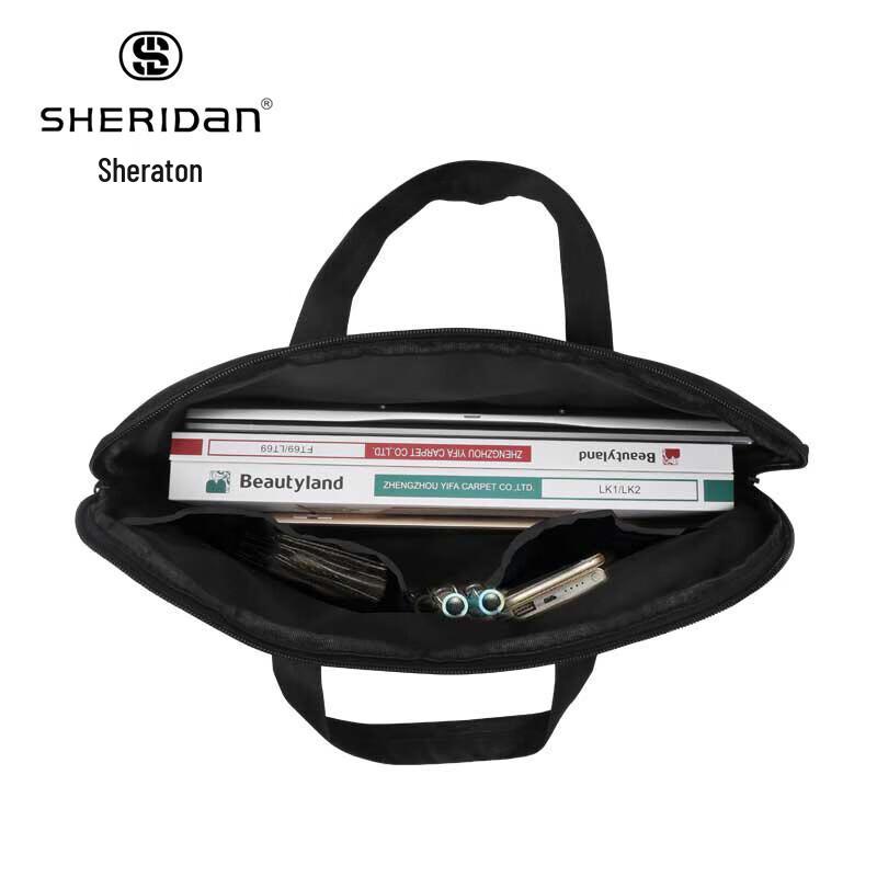 SHERIDAN Herr Canvas Affärs-Casual Handväska