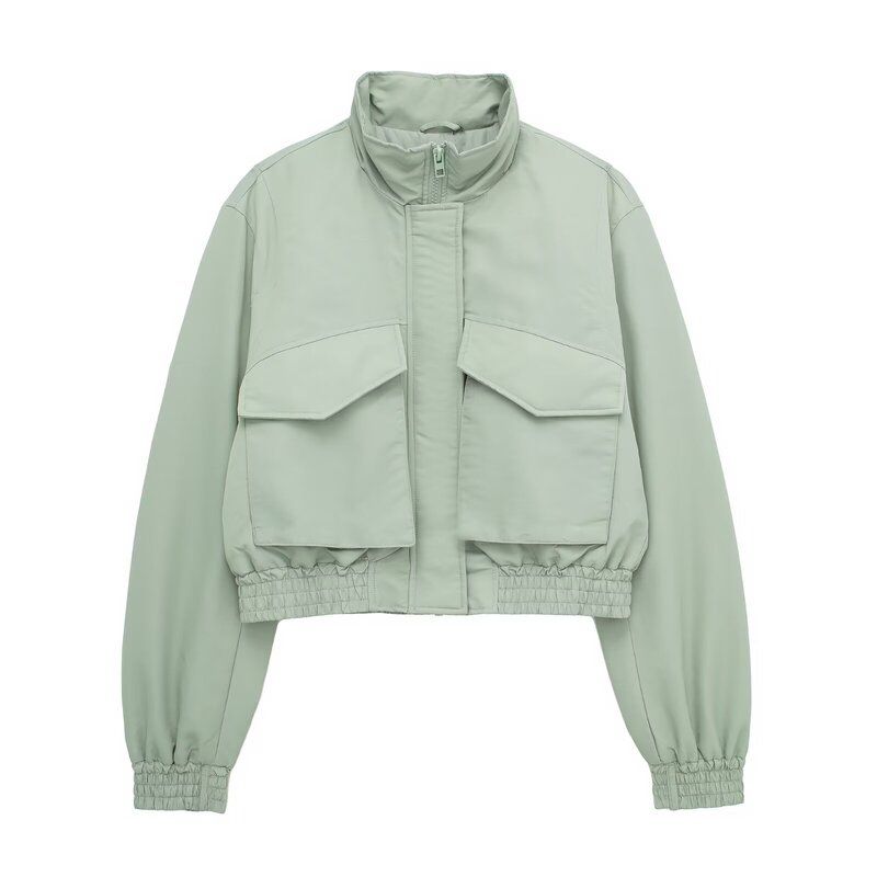 Fashion Style 2024 Spring New Arrival Women's Clothing Jacket Outwear High Waist Nylon Culottes 4341747 537