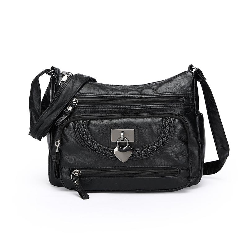 Women's PU Bag Fashion Shoulder Multi-compartment Crossbody Bag