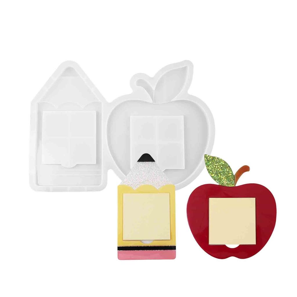 Silicone Resin Craft Moulds Sticky Note Shape Resin Frames Moulds Silicone Molds Present for Crafting Enthusiasts