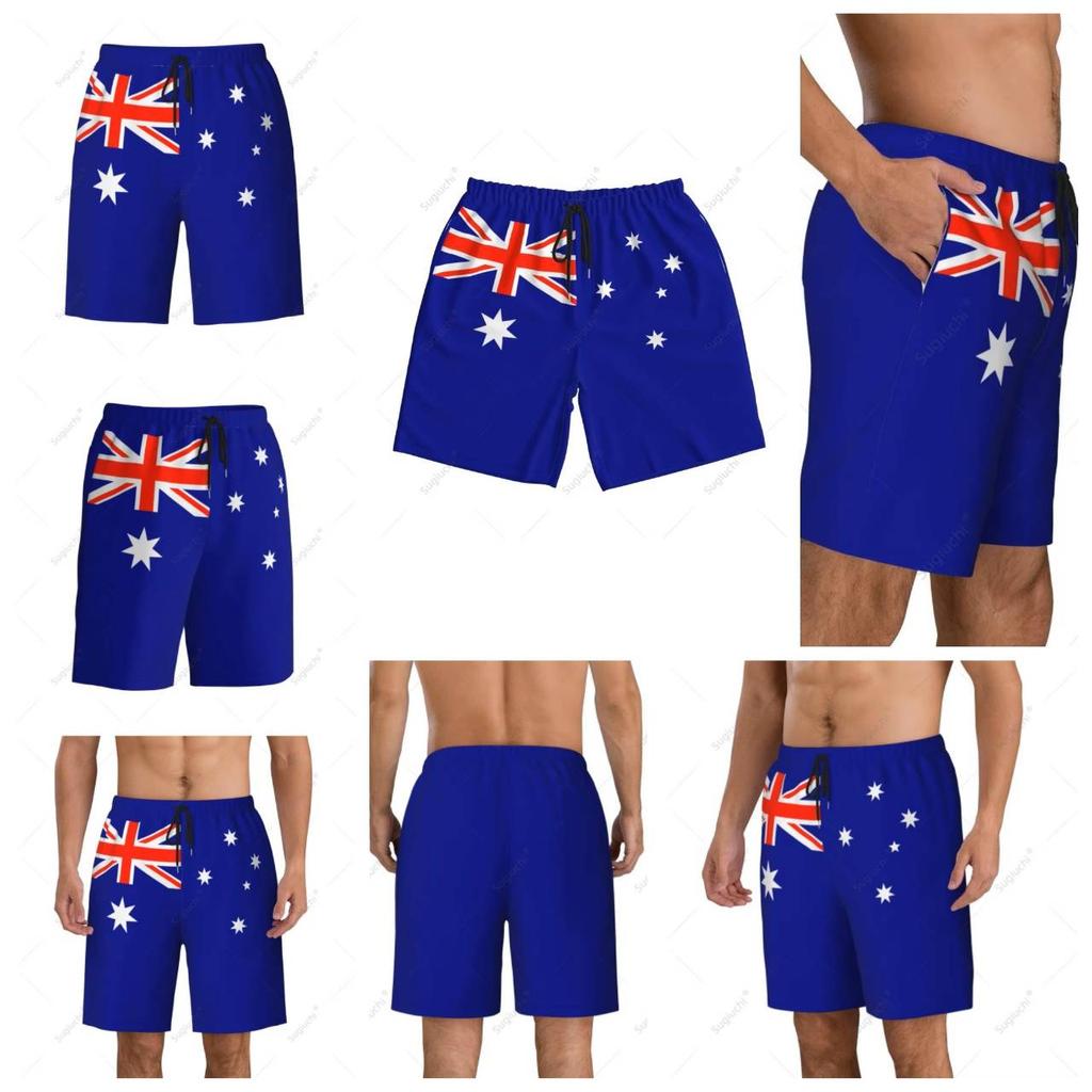 Boxing Shorts Pants Australia 3D Print Fighting Training MMA Mixed Martial Art Unisex Men Women Quick Dry Fitness Gym Sport Workout Casual Streetwear
