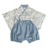 Baby Hakama Traditional Japanese Formal Wear for Girls and First Shrine First Japanese Clothing Baby Shower Baby Hakama HF022 [SLINX] Clothes, Romper,