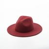 Autumn and winter new multi-color decorative with delicate wool jazz top hat casual fashion felt jazz hat
